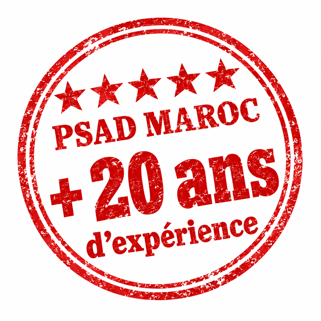 PSAD MAROC, plus de 20 ans d’expérience, cinq étoiles